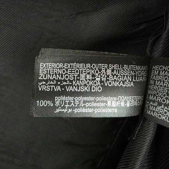 Zara Black Button Up Sequin Fringe Jacket Size Medium - Picture 5 of 8